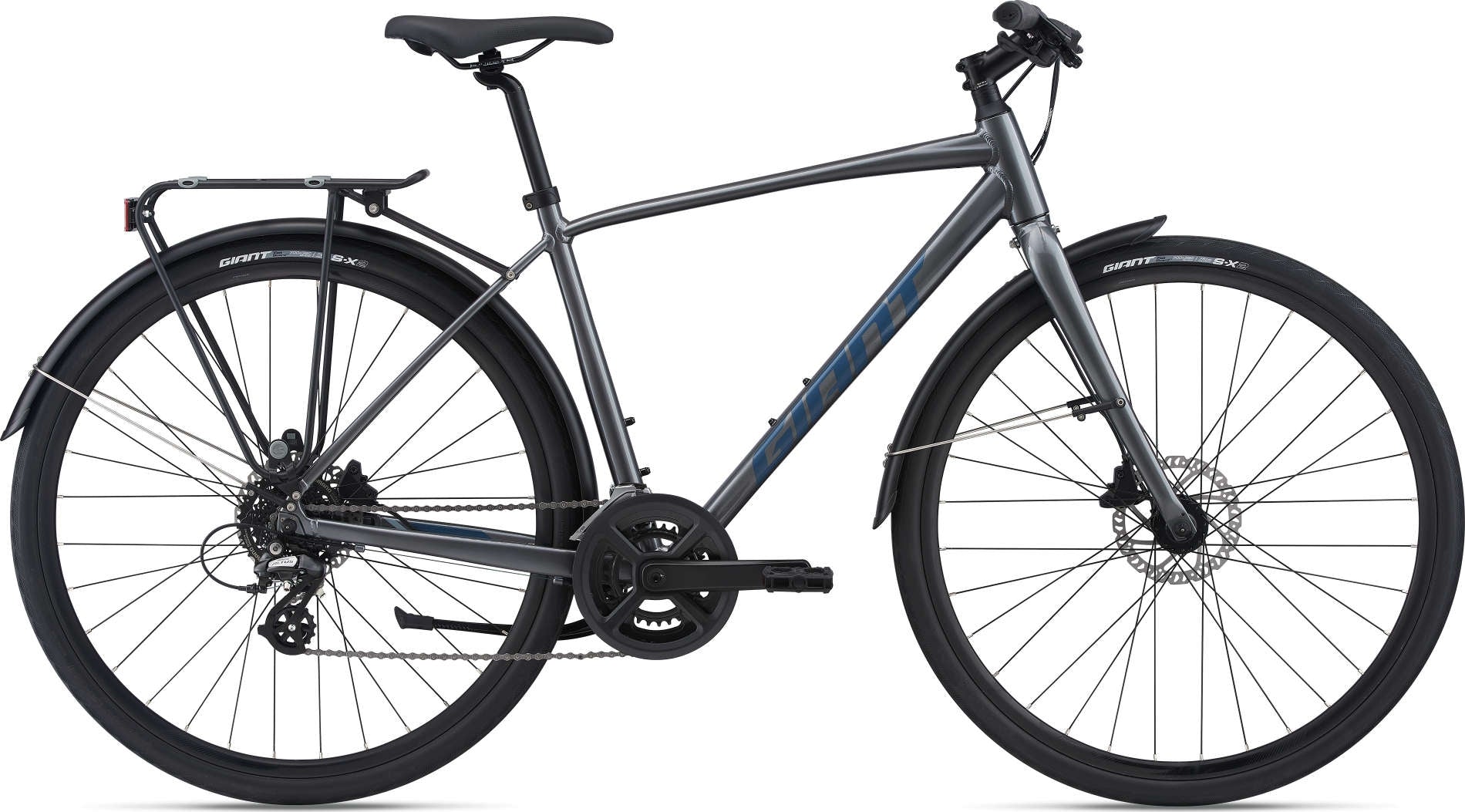 City bicycle Giant Escape 2 City Disc 28" Charcoal