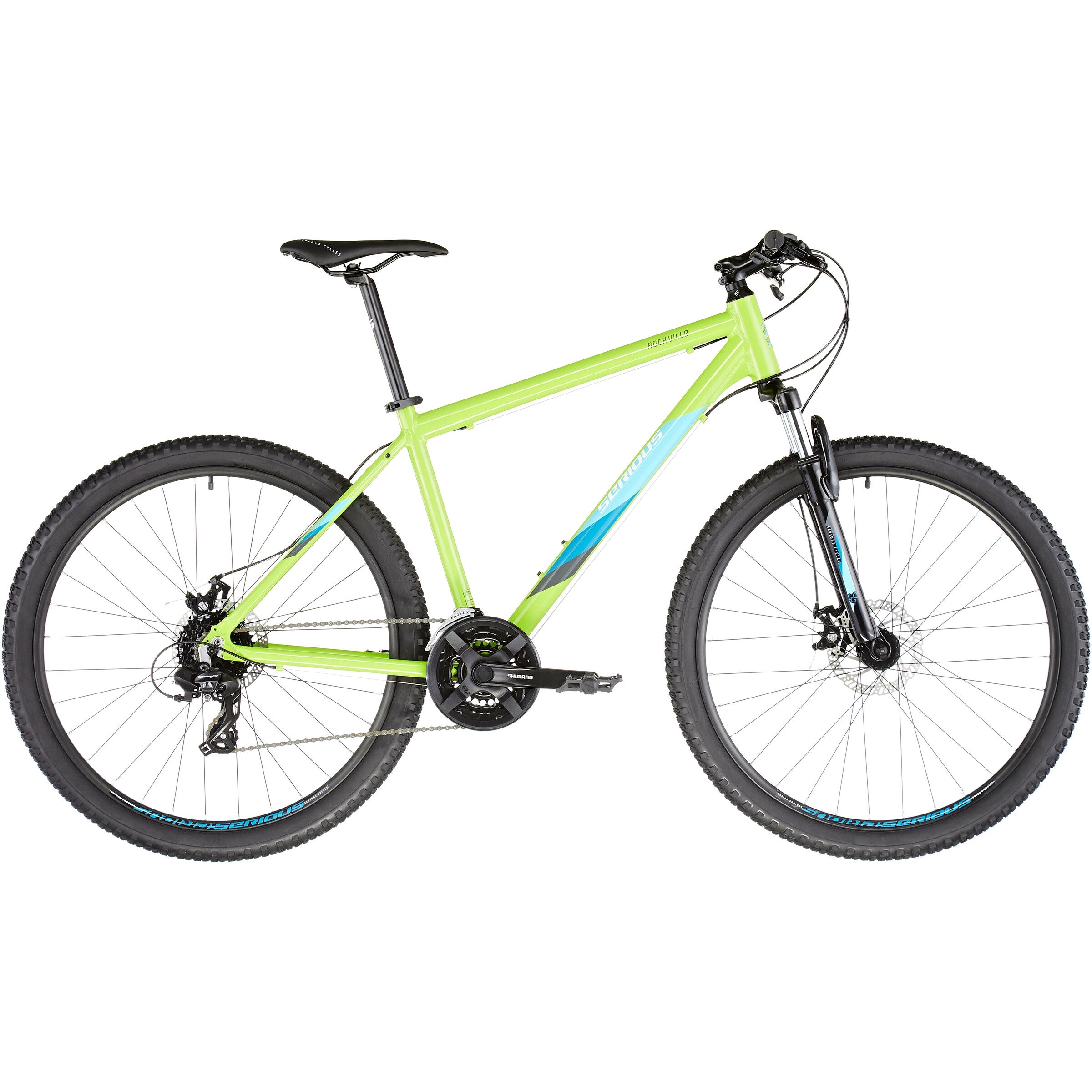 Mountain bike Serious Rockville Disc 27.5", green/blue