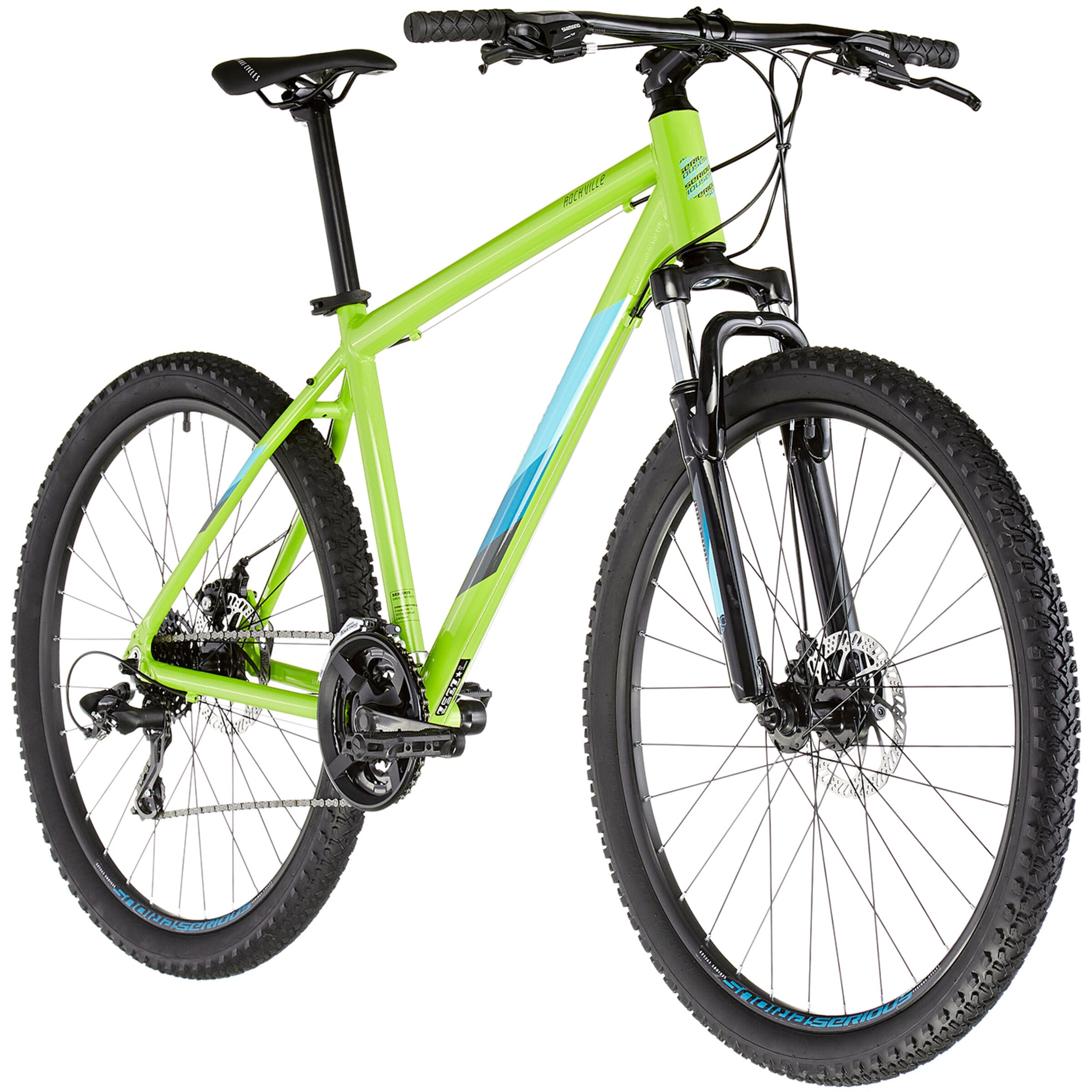 Mountain bike Serious Rockville Disc 27.5", green/blue