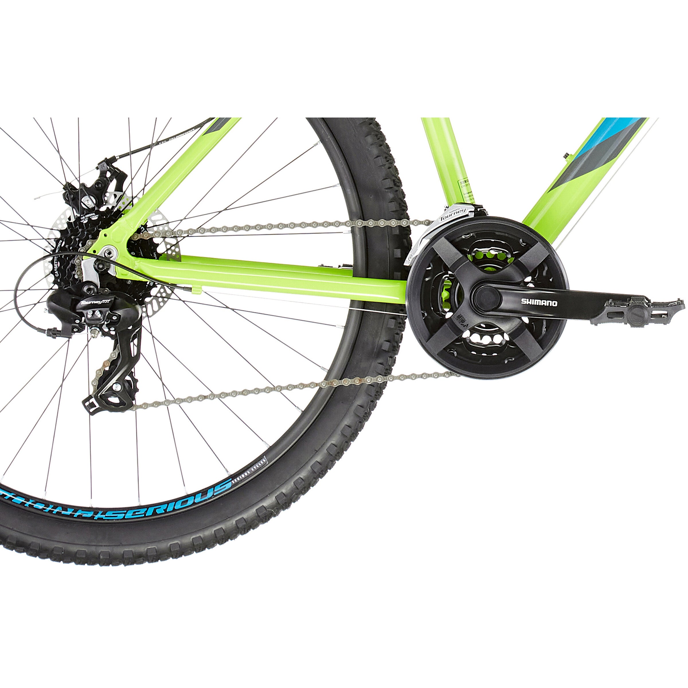 Mountain bike Serious Rockville Disc 27.5", green/blue
