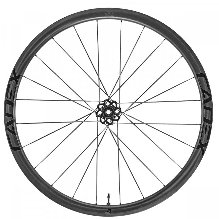 Rear wheel Cadex AR 35 Tubeless Disc HG carbon black