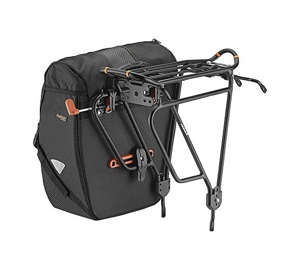 Bicycle bag Ibera IB-BA20 for rear rack 2x15L black