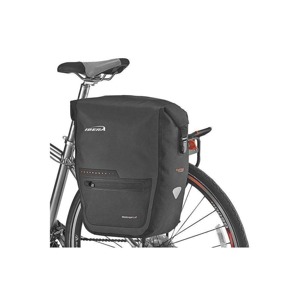 Bicycle bag Ibera IB-BA20 for rear rack 2x15L black
