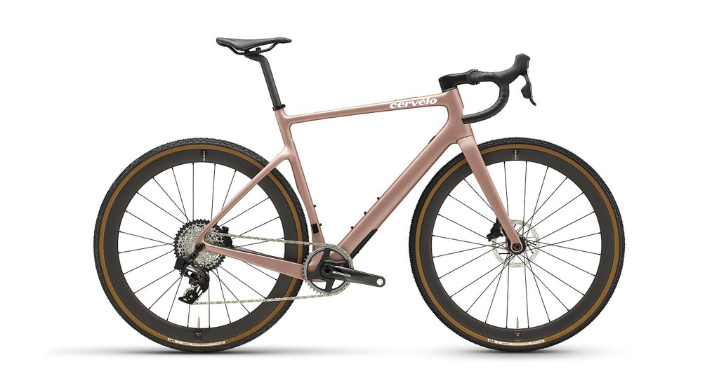 Gravel bike Cervelo Aspero-5 Force XPLR eTap AXS 1 28" Rose Champagne