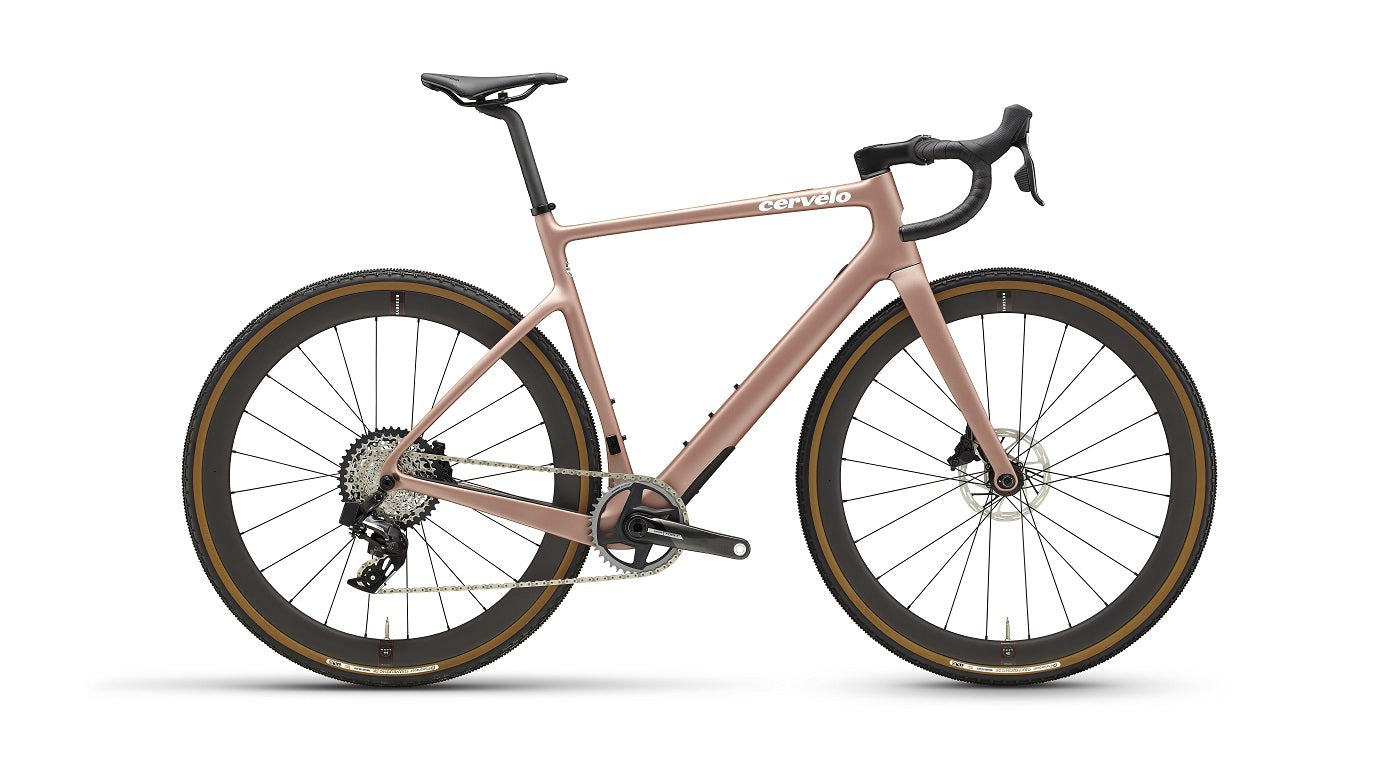Gravel bike Cervelo Aspero-5 Force XPLR eTap AXS 1 28" Rose Champagne