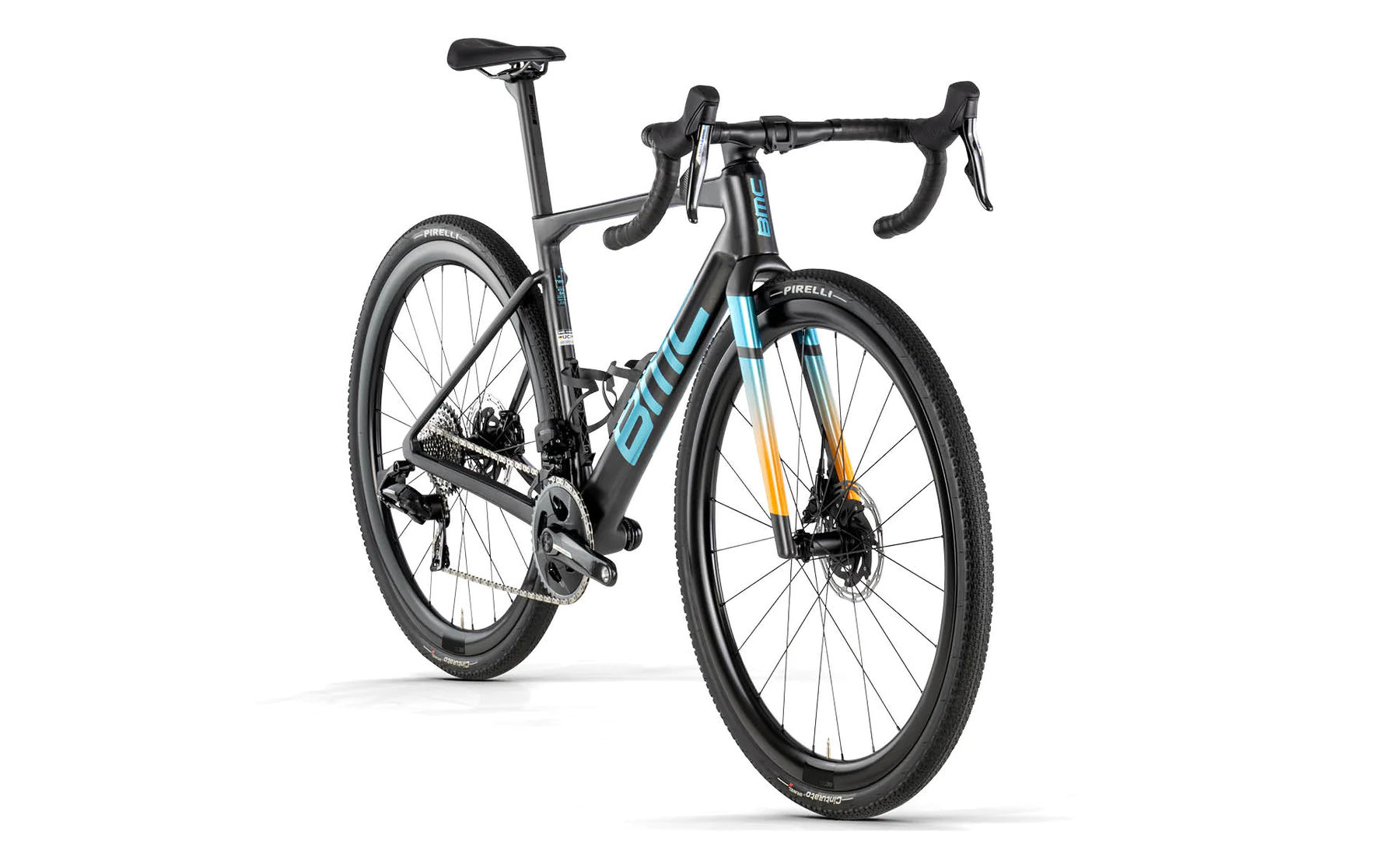 Gravel bike BMC Kaius 01 Two Force AXS 28", black/blue