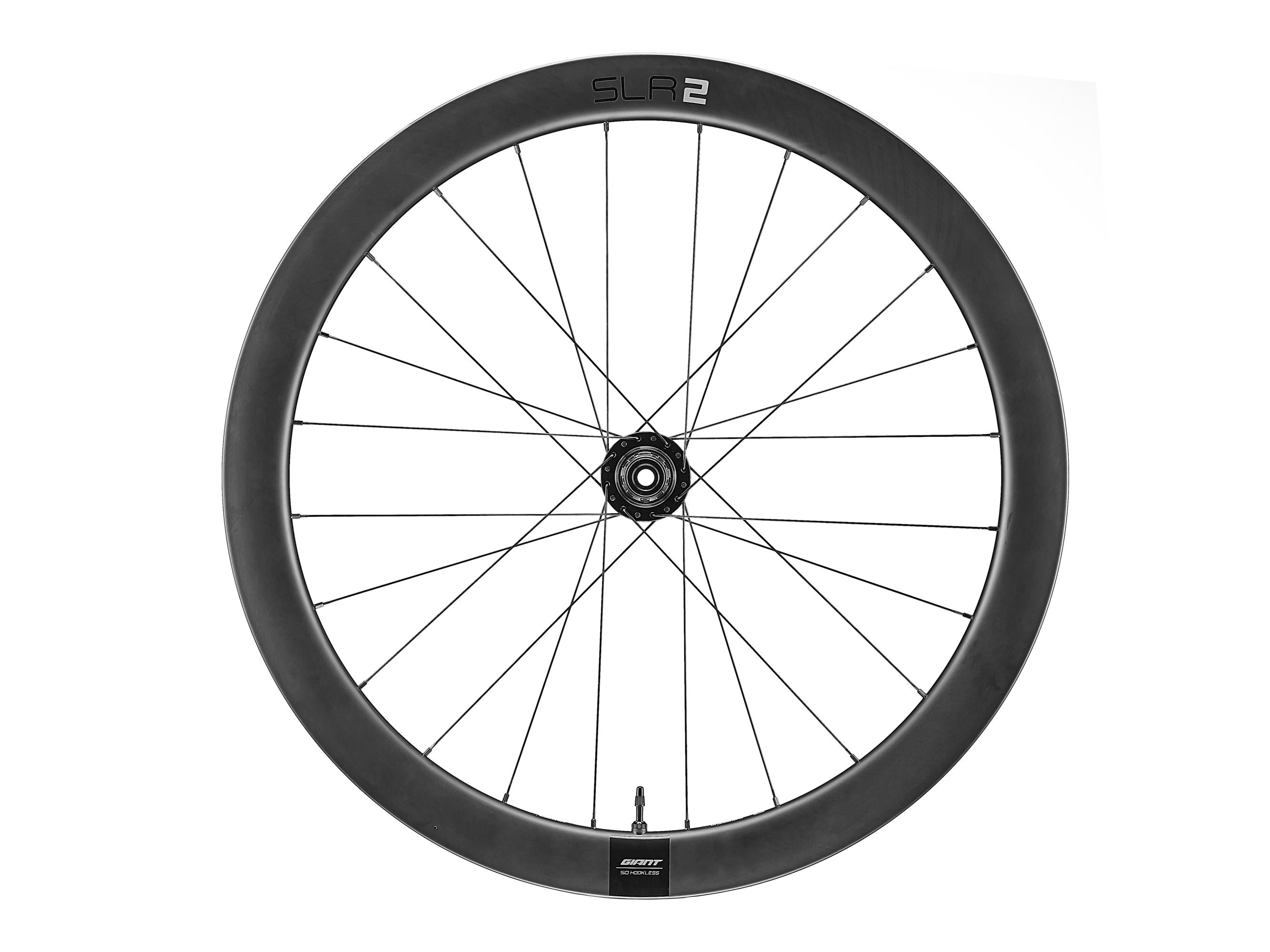 Front wheel Giant SLR 2 50 DB Hookless black