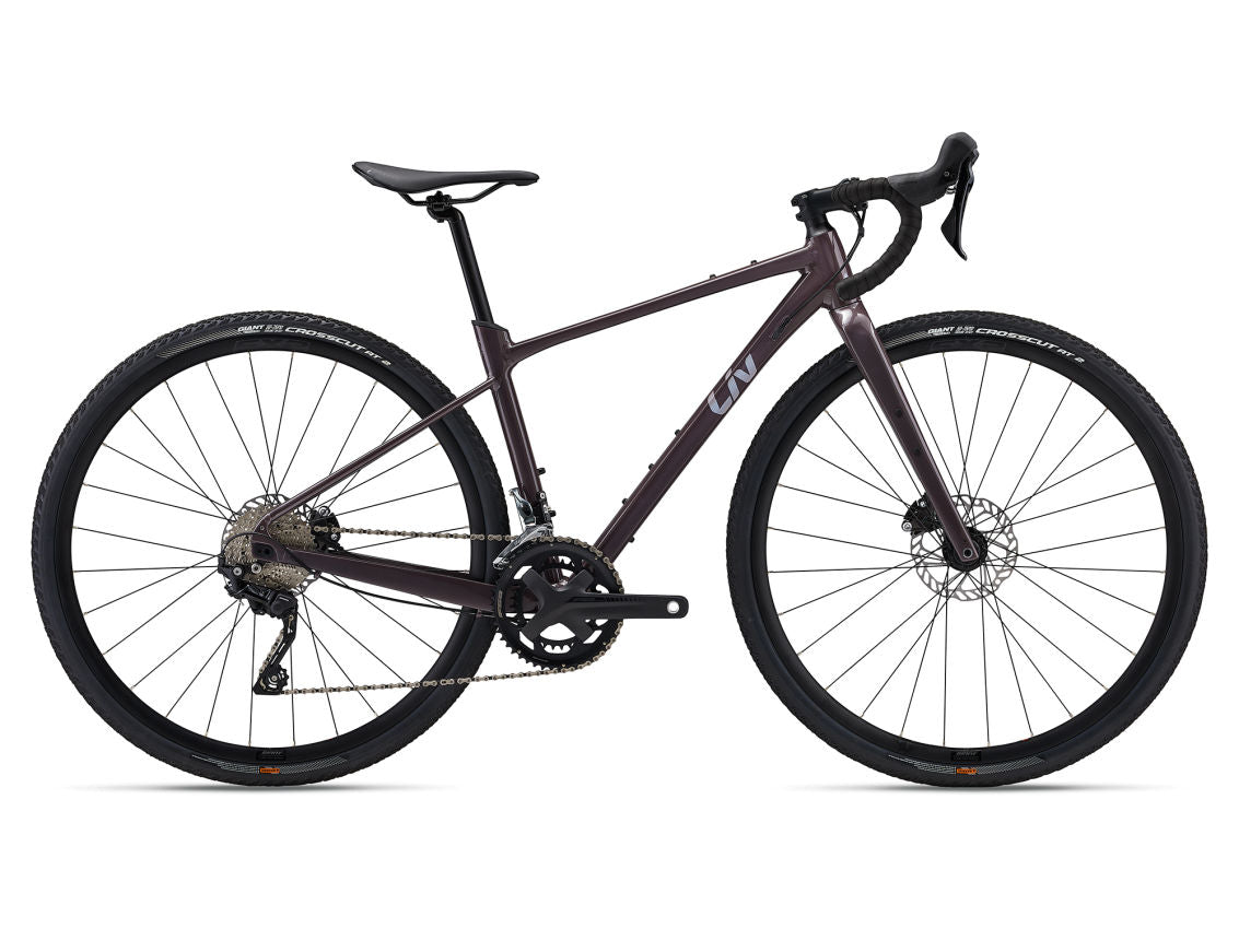 Gravel bike Liv Devote 1 28" Charcoal Plum (2025)