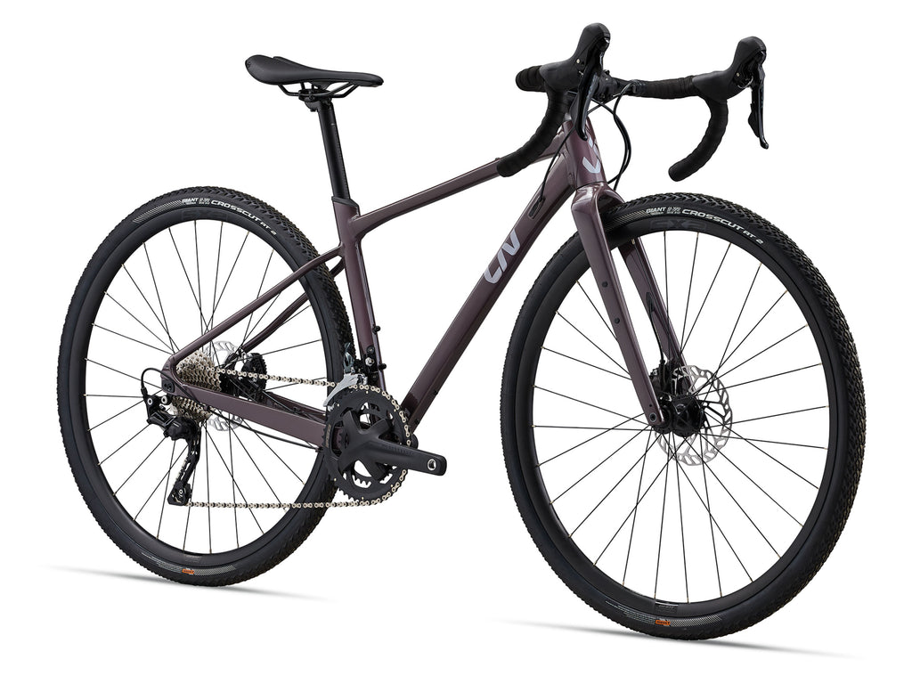 Gravel bike Liv Devote 1 28" Charcoal Plum (2025)