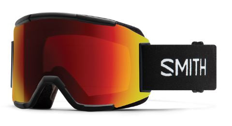 Winter sports goggles Smith Squad Black Chromapop Sun Red