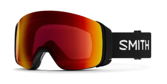 Winter sports goggles Smith 4D MAG Black/Chromapop Sun Red