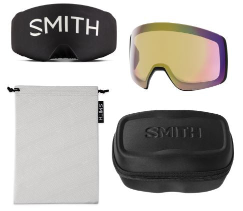 Winter sports goggles Smith 4D MAG XL Black Chromapop Sun