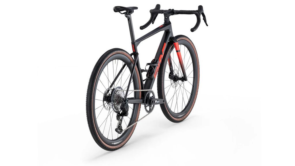 Gravel bike BMC Kaius 01 FOUR Rival AXS Black/Neon Red (2026)