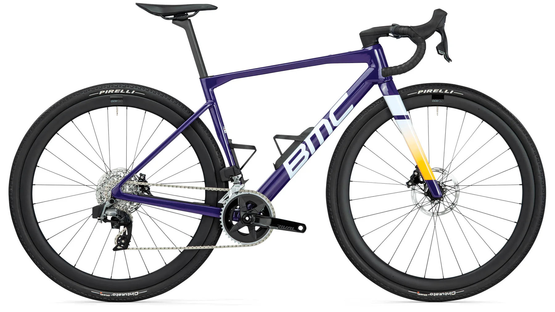 Gravel bike BMC Kaius 01 Three Rival AXS 28", purple/white