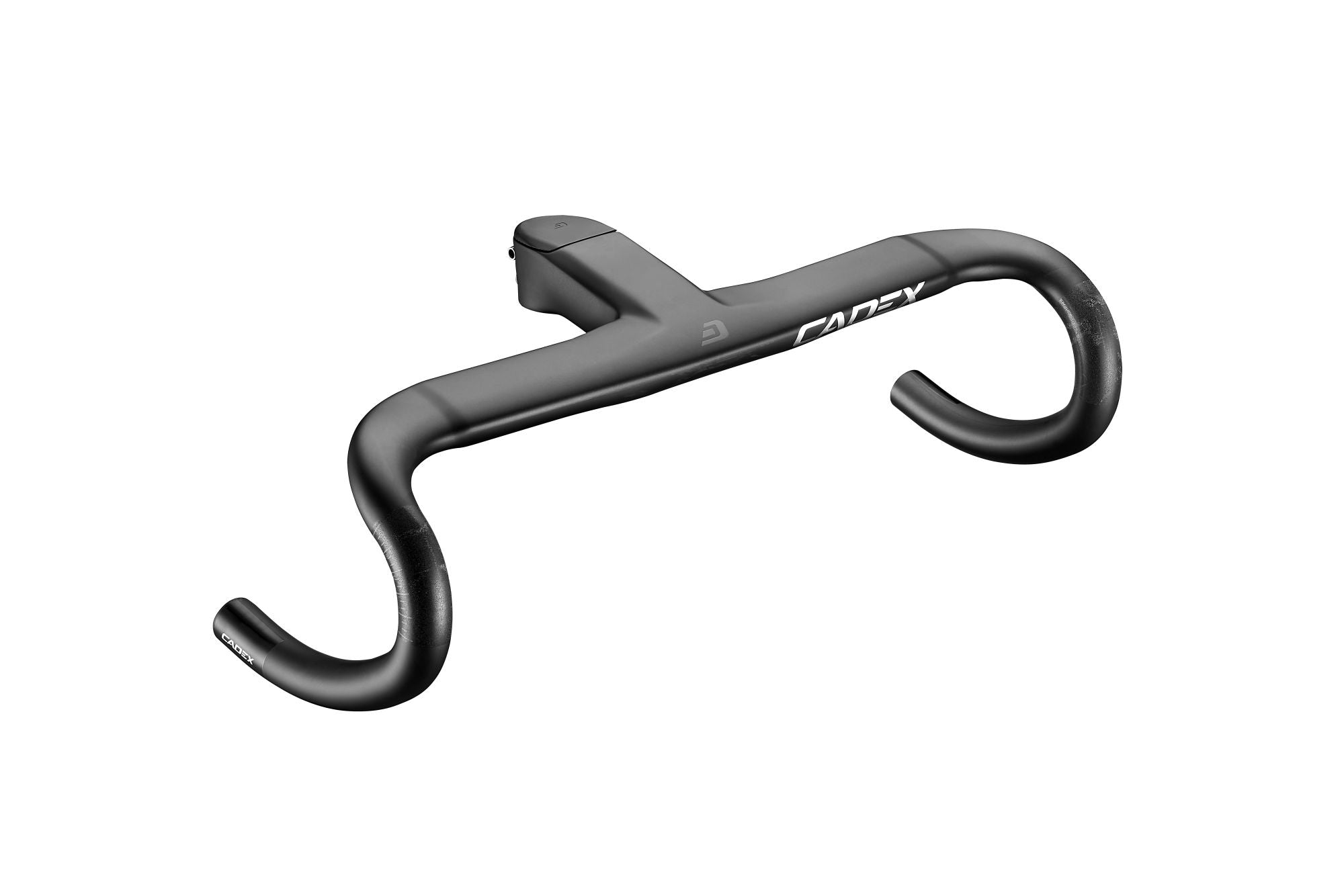Road bike integrated handlebar Cadex Aero carbon black