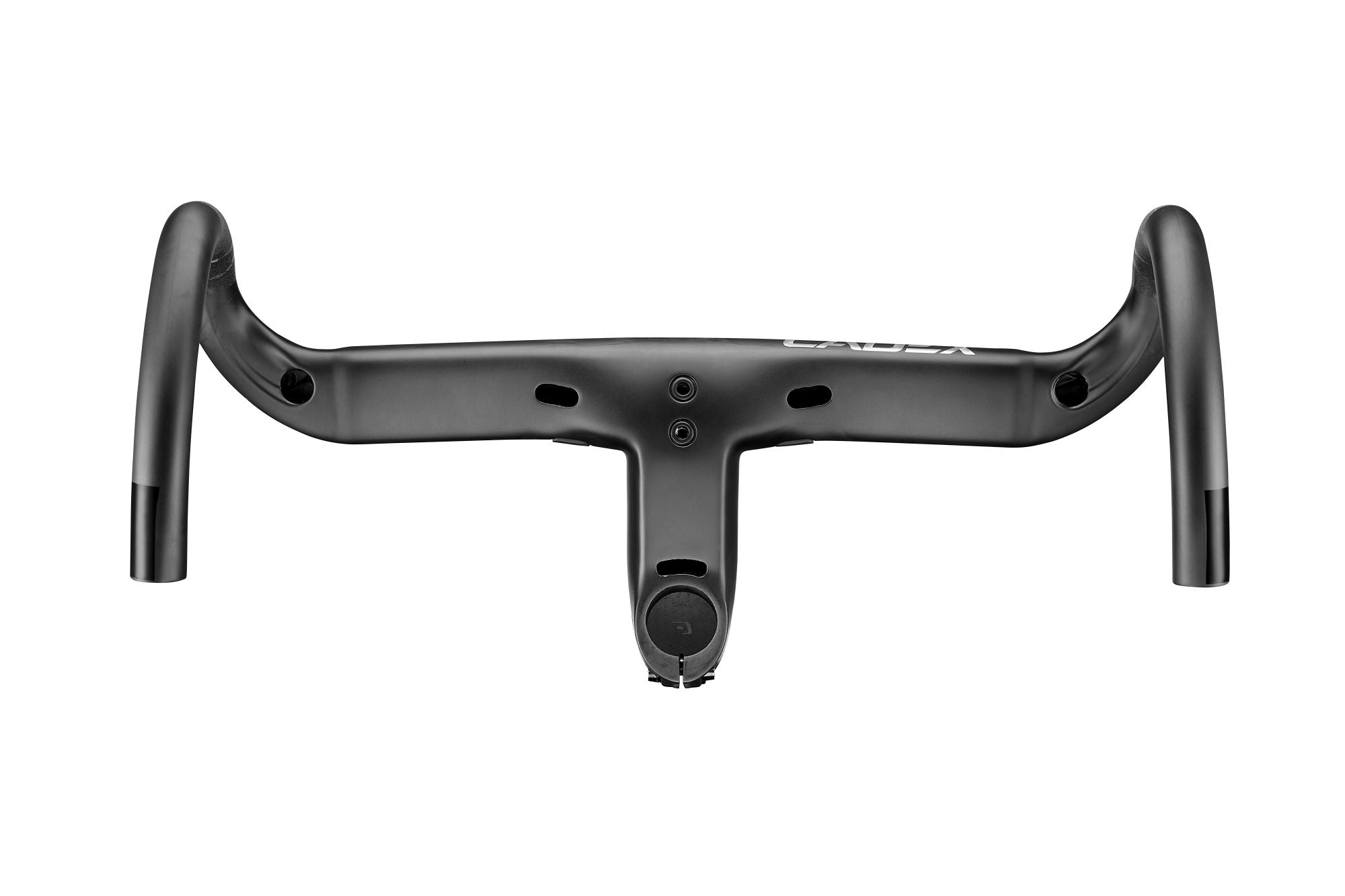 Road bike integrated handlebar Cadex Aero carbon black