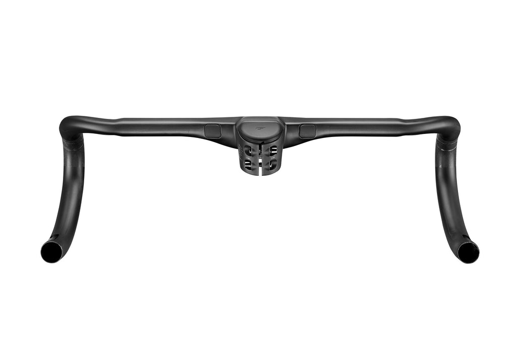 Road bike integrated handlebar Cadex Aero carbon black