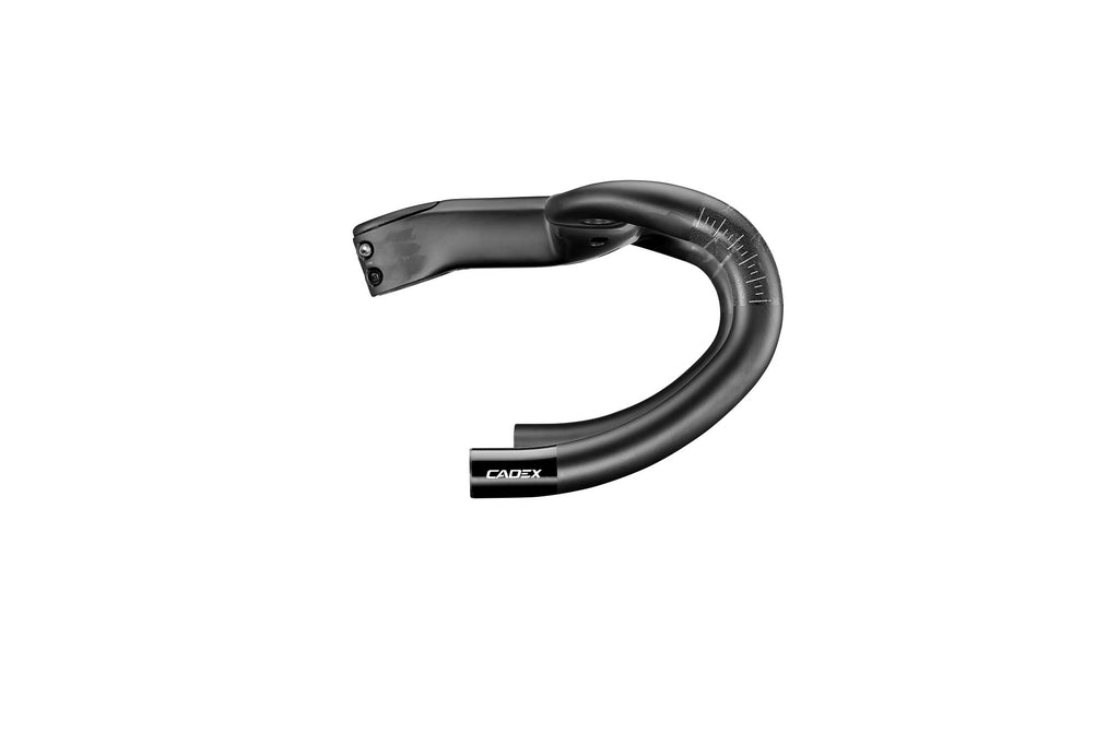 Road bike integrated handlebar Cadex Aero carbon black
