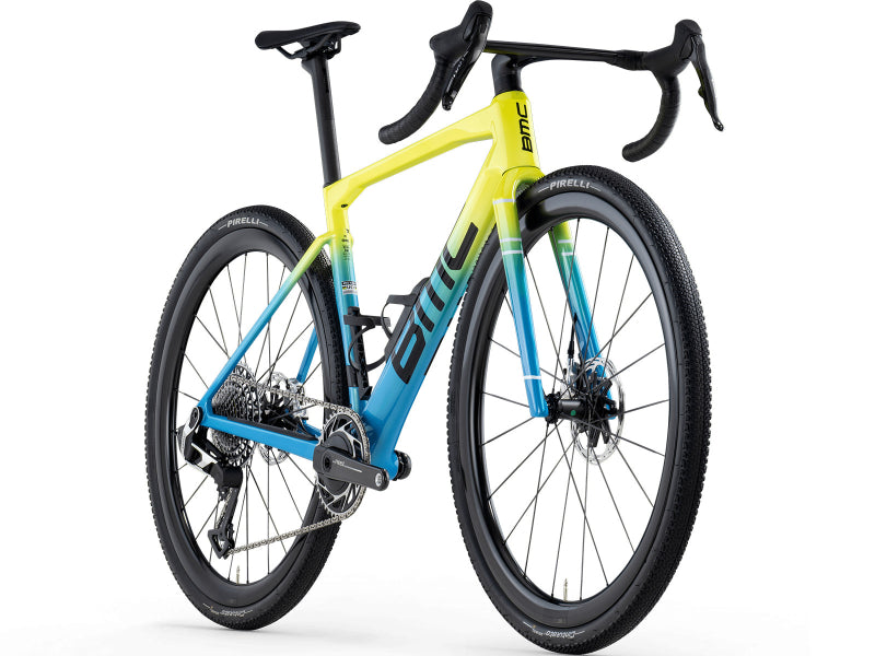 Gravel bike BMC Kaius 01 One 28" Acid Yellow/River Blue (2026)