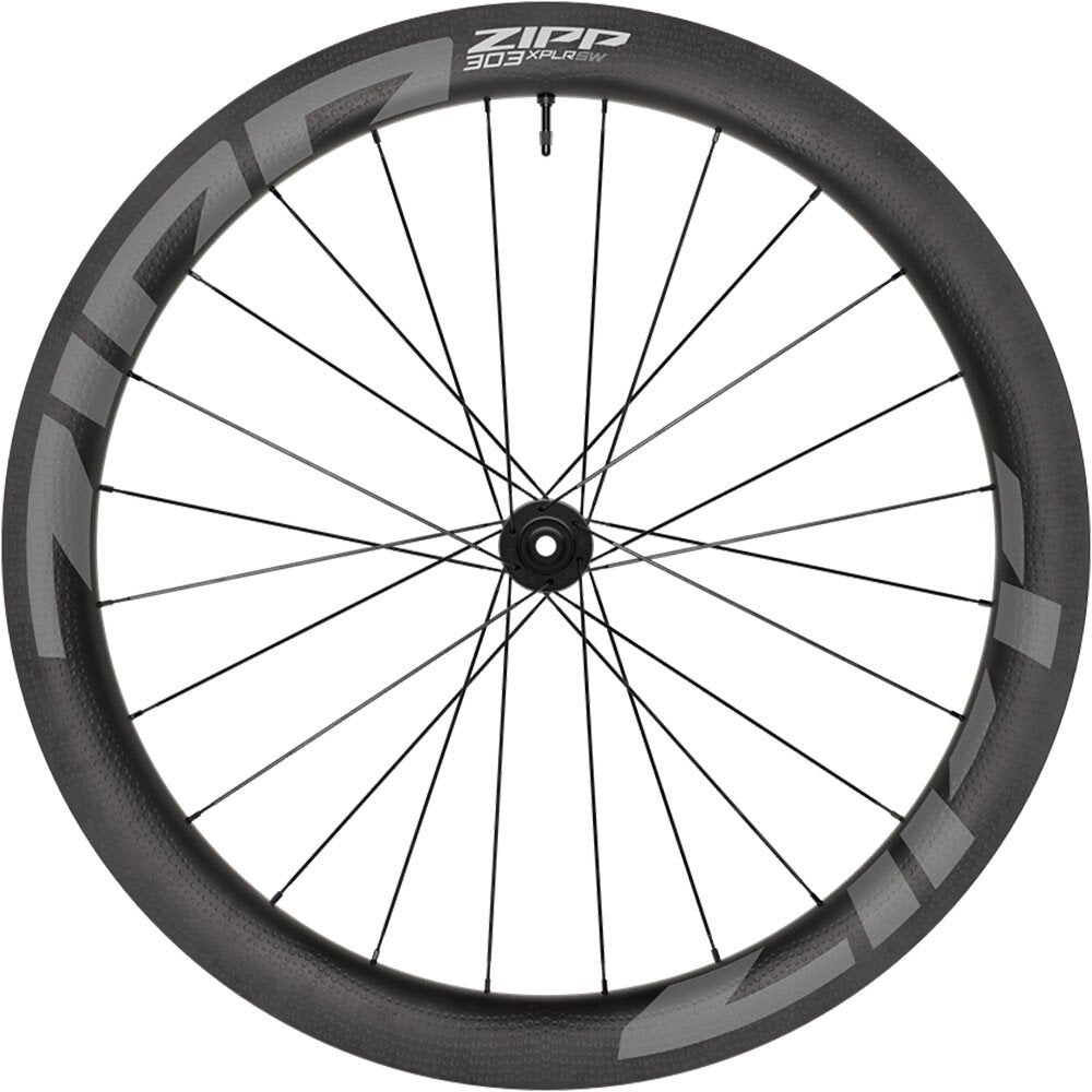 Front wheel Zipp 303 XPLR SW 12x100 carbon black (00.1918.737.000)