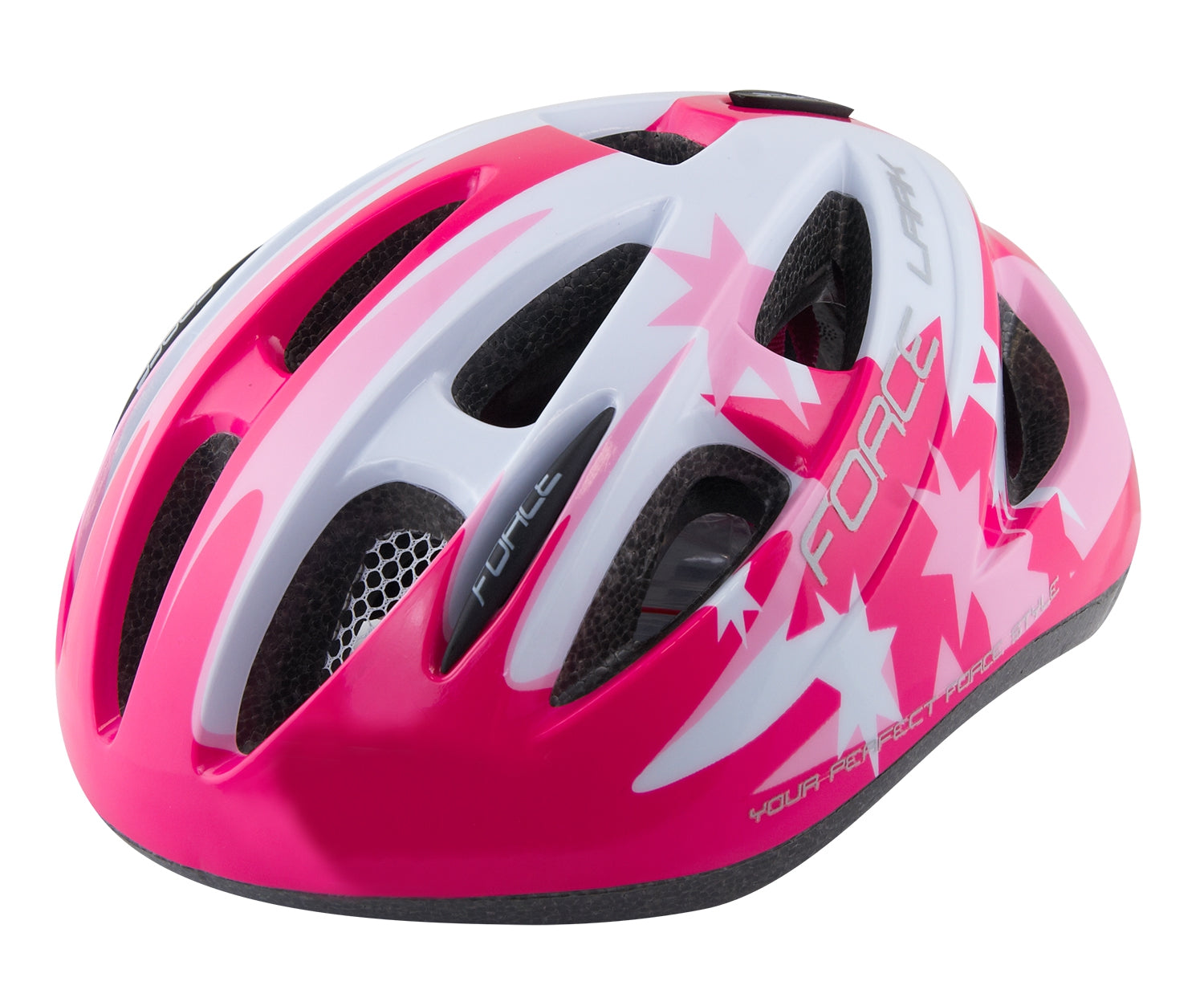 Protective helmet Force Lark for children pink/white