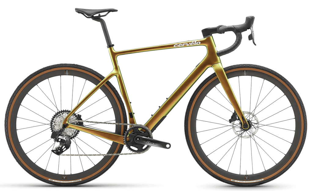 Gravel bicycle Cervelo Aspero-5 Force XPLR eTap AXS 1 Lime Shimmer (C)