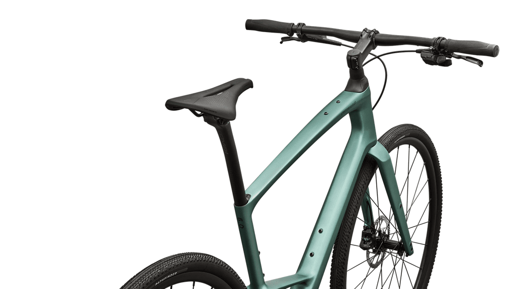 Hybrid bicycle Specialized Sirrus X 6.0 Gloss Fjord Metallic/Emerald Metallic Frost Reflective (2026)