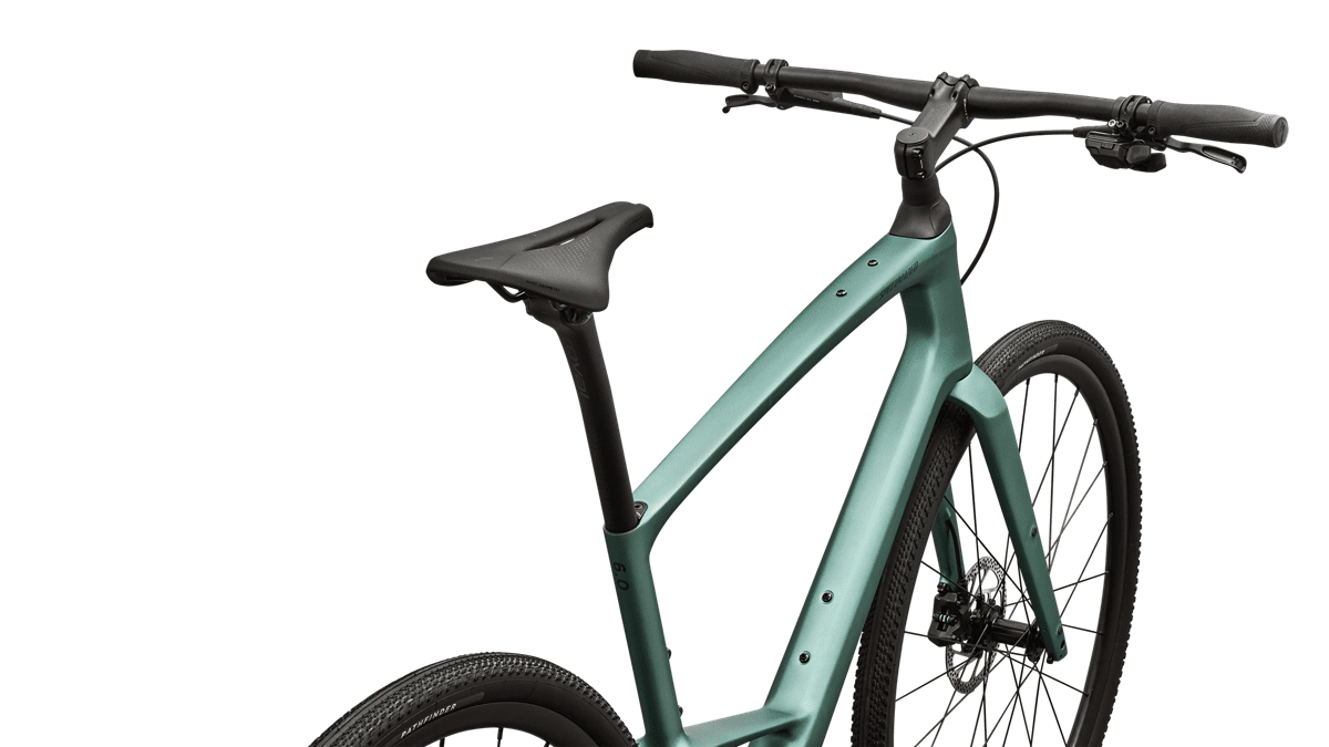 Hybrid bicycle Specialized Sirrus X 6.0 Gloss Fjord Metallic/Emerald Metallic Frost Reflective (2026)