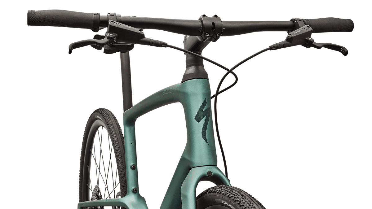 Hybrid bicycle Specialized Sirrus X 6.0 Gloss Fjord Metallic/Emerald Metallic Frost Reflective (2026)