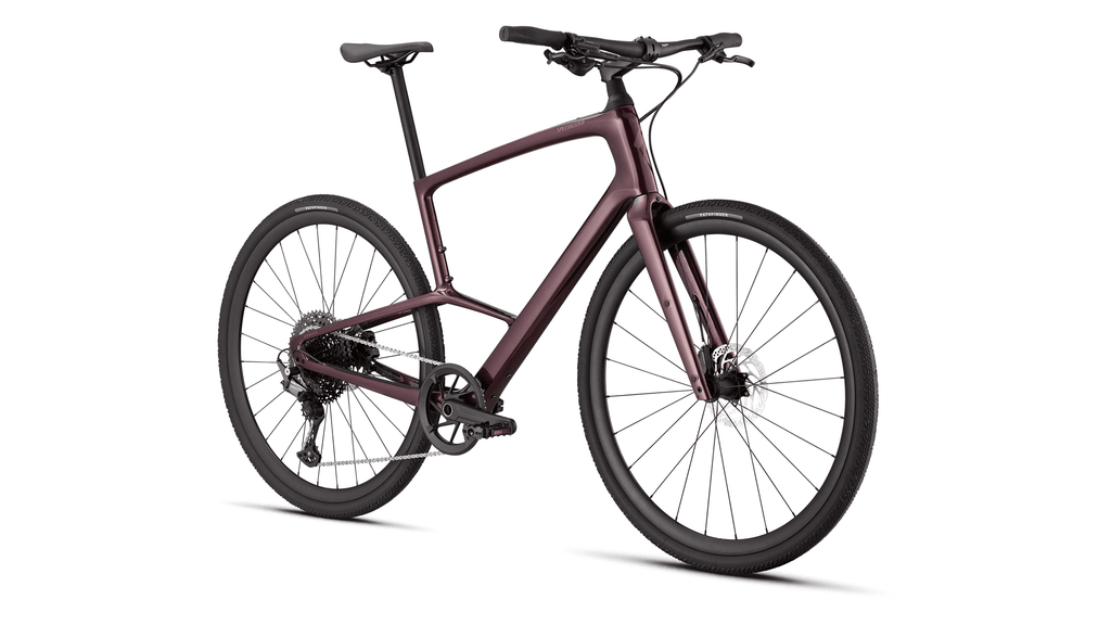 Hybrid bicycle Specialized Sirrus X 5.0 Gloss Bordeaux Metallic/Burnt Gold Metallic Frost Reflective (2026)