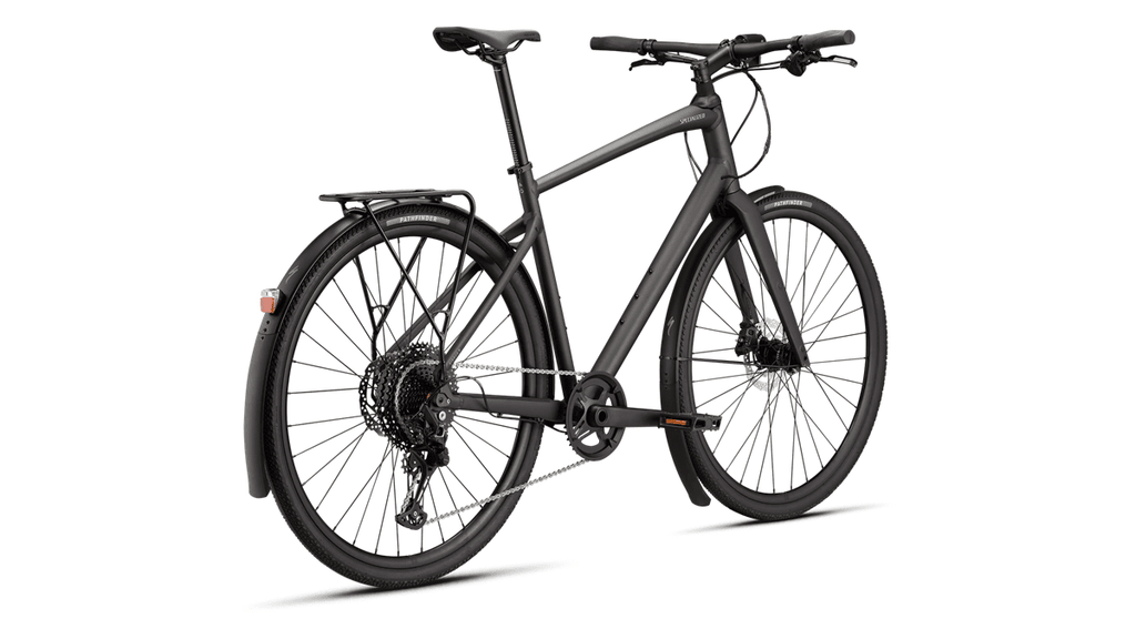 Cross bicycle Specialized Sirrus X 4.0 EQ Satin Metallic Obsidian/Desert Metallic Frost Reflective (2026)