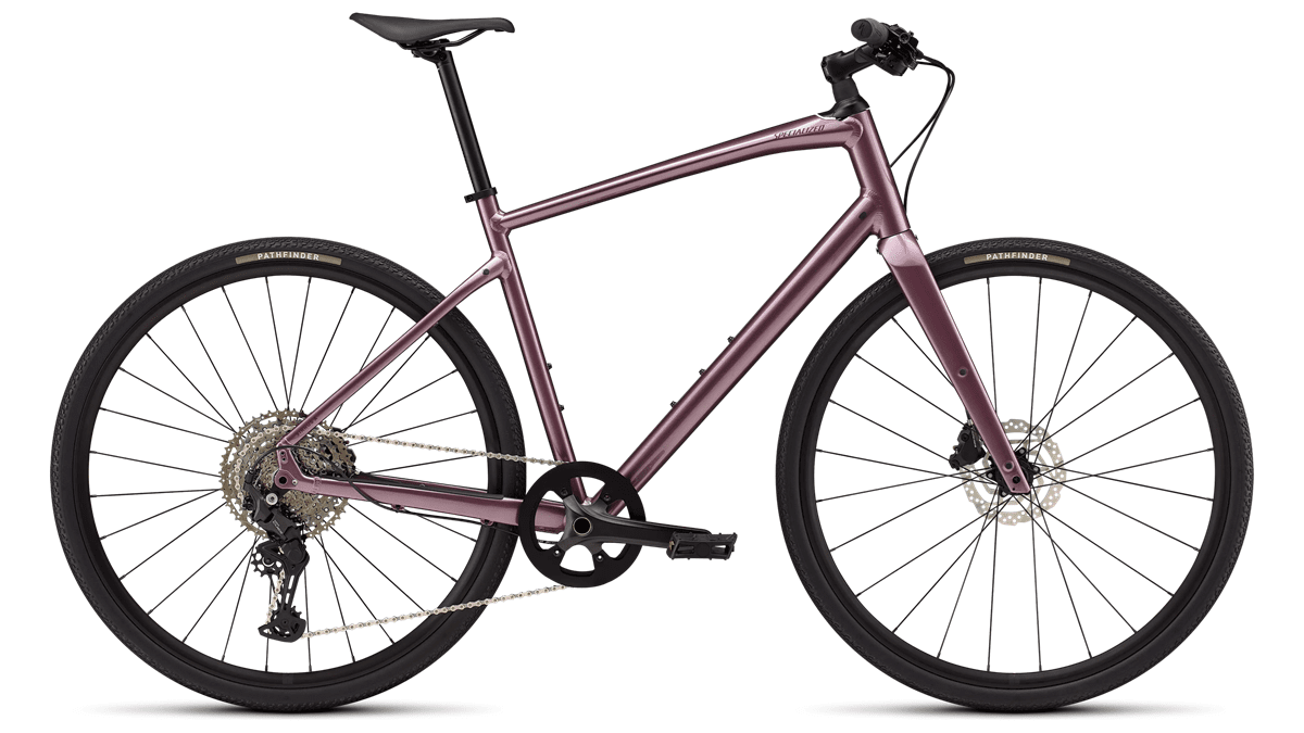 Cross bike Specialized Sirrus X 4.0 Gloss Quartz Metallic/Bordeaux Metallic Frost Reflective (2026)
