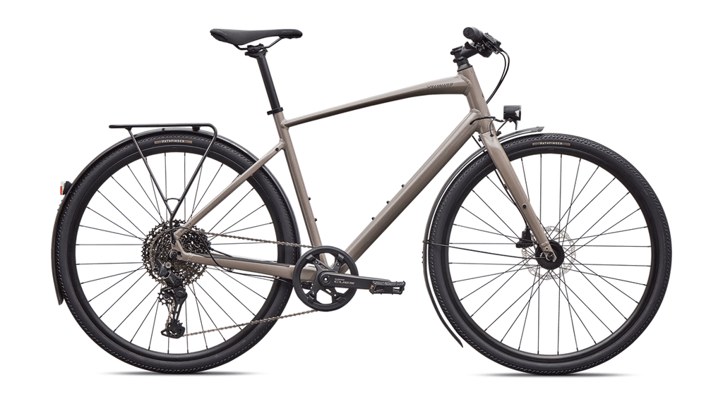 Hybrid bicycle Specialized Sirrus X 3.0 EQ Color: Gloss Desert Metallic/Nebula Metallic Frost Reflective (2026)