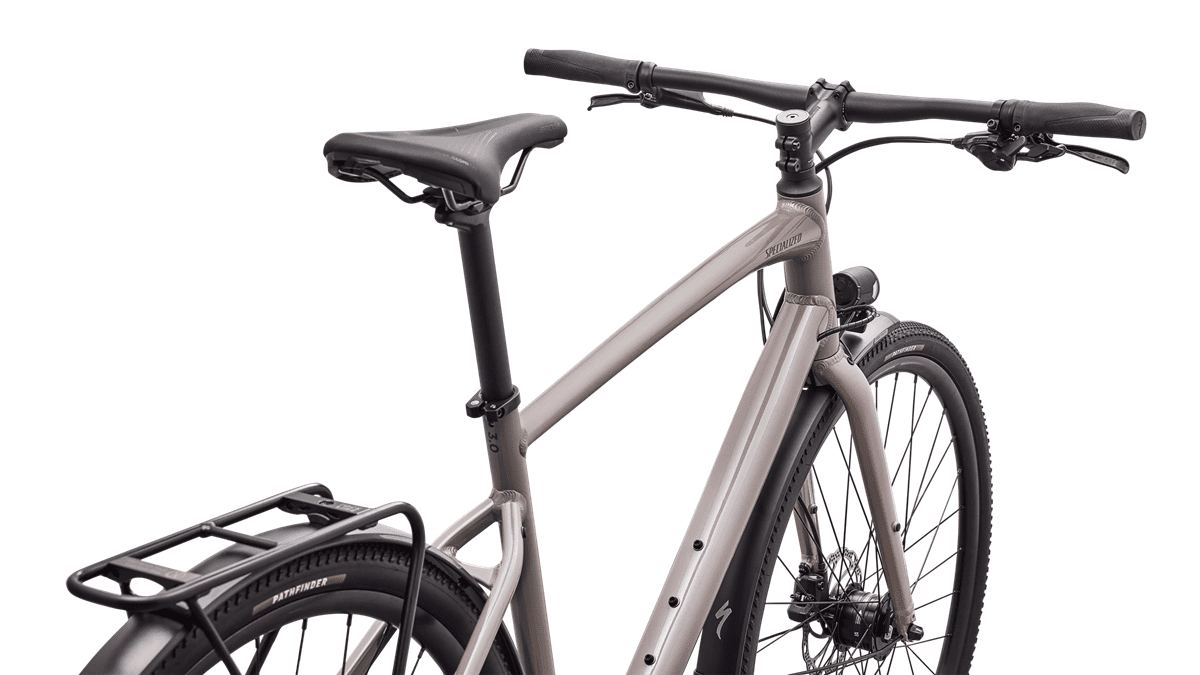 Hybrid bicycle Specialized Sirrus X 3.0 EQ Color: Gloss Desert Metallic/Nebula Metallic Frost Reflective (2026)