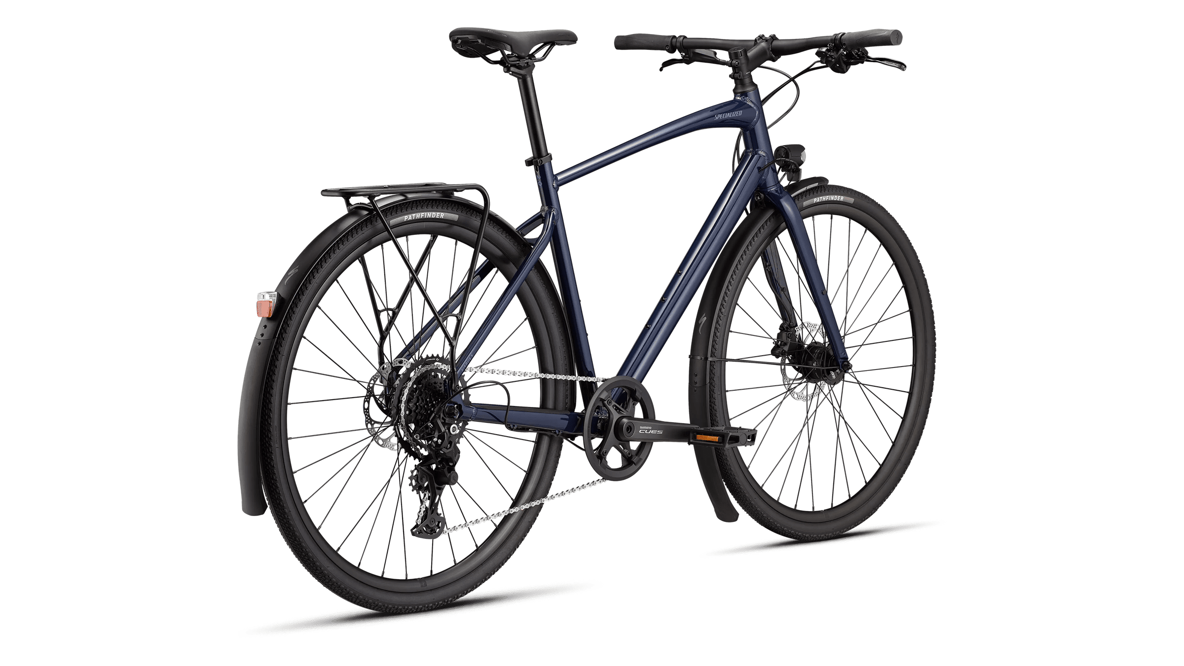 Cross bike Specialized Sirrus X 2.0 EQ Gloss Deep Marine/Grey Blue Frost Reflective (2026)