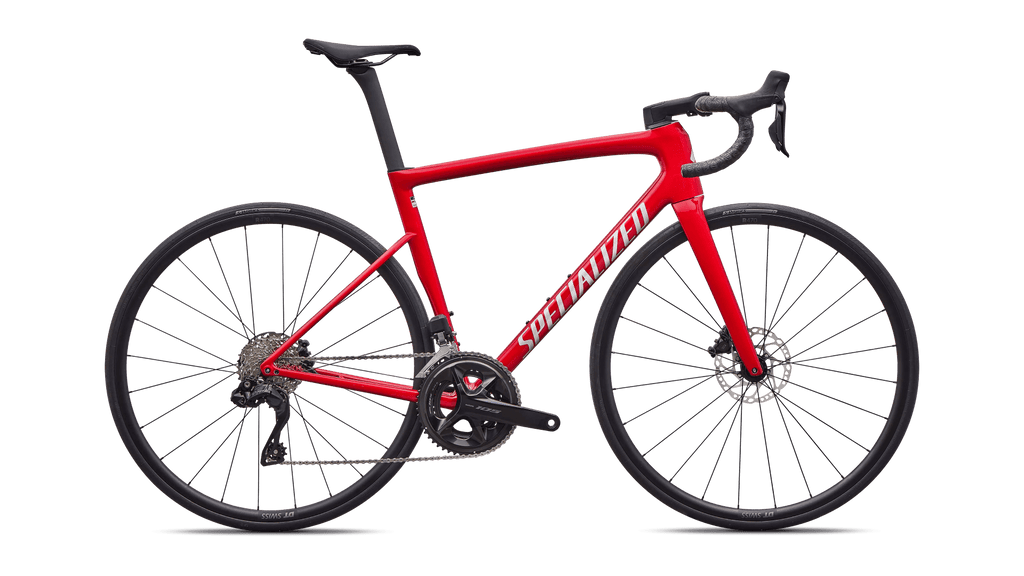 Road bicycle Specialized Tarmac SL8 Comp Shimano 105 Di2 Gloss Red/Silver (2026)