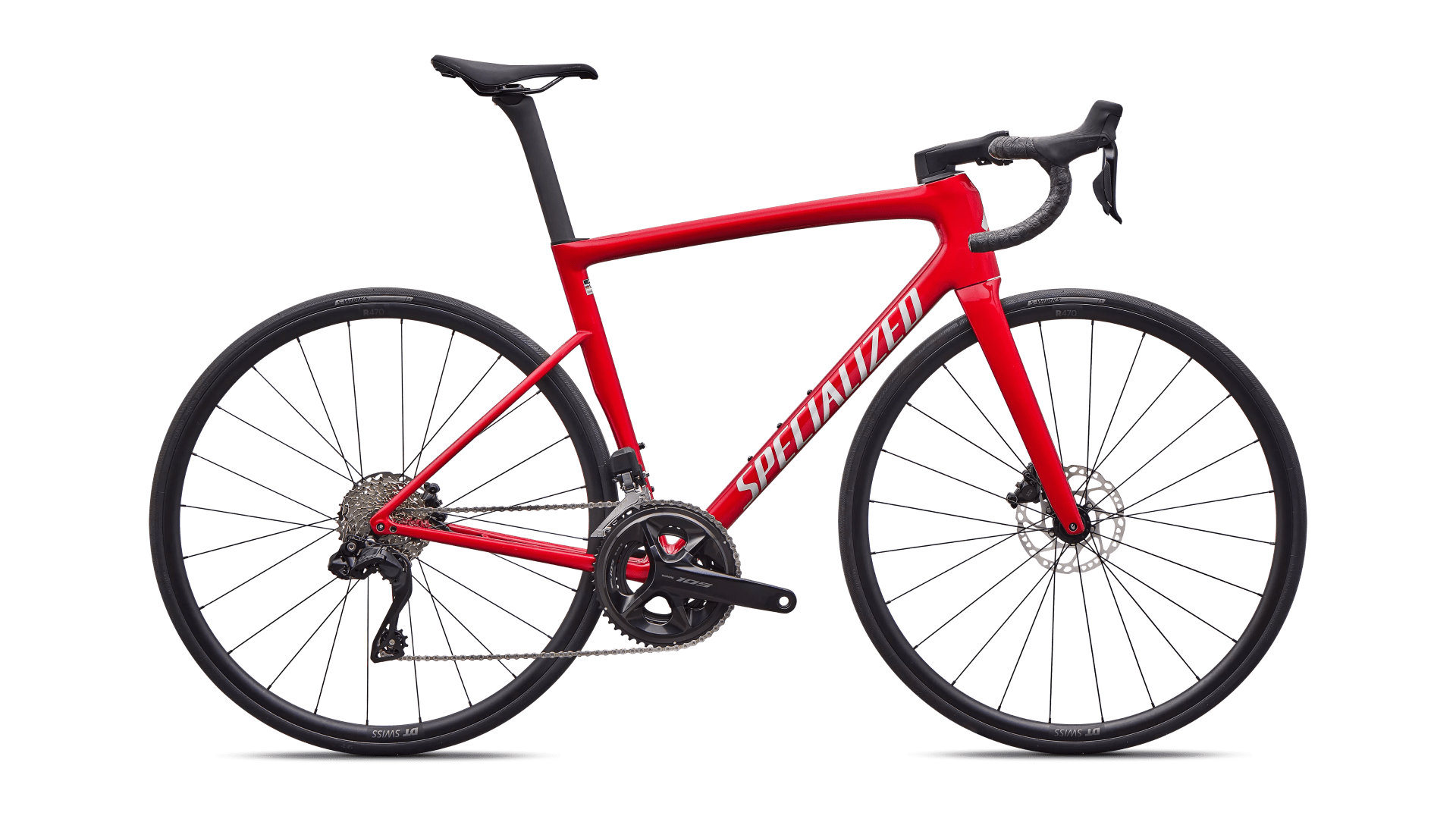 Road bicycle Specialized Tarmac SL8 Comp Shimano 105 Di2 Gloss Red/Silver (2026)