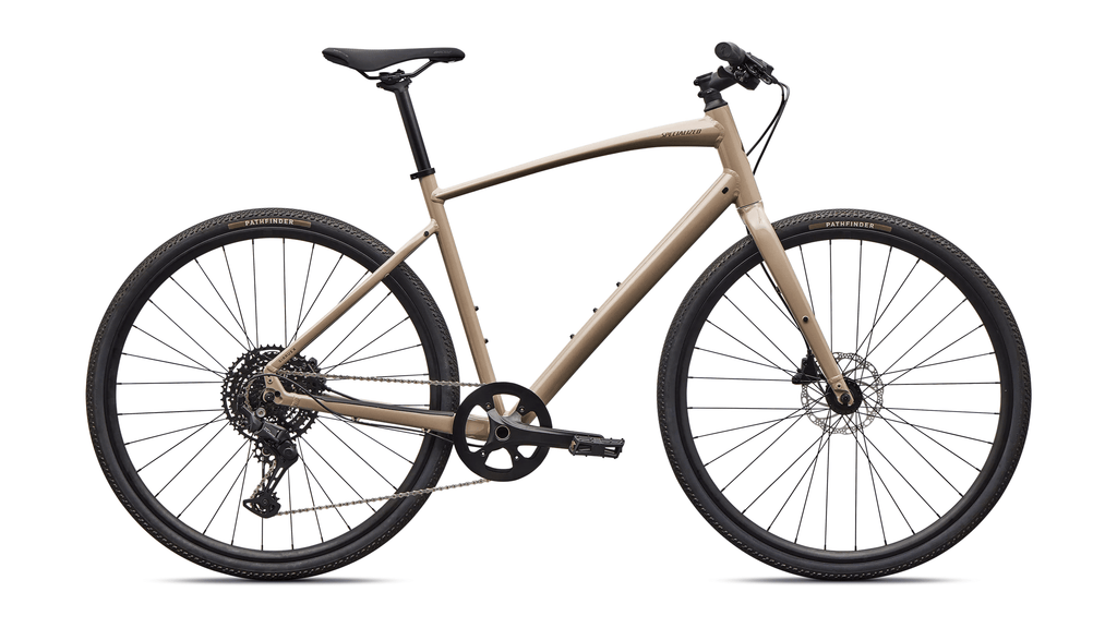 Hybrid bicycle Specialized Sirrus X 3.0 Gloss Sandstone Metallic/Burnt Gold Metallic Frost Reflective (2026)