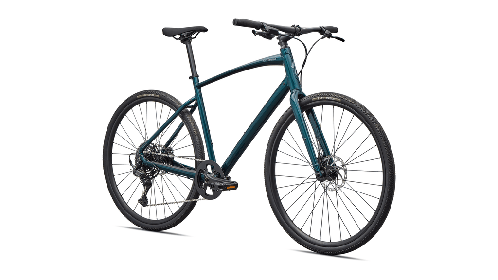 Hybrid bicycle Specialized Sirrus X 3.0 Gloss Emerald Metallic/Fjord Metallic Frost Reflective (2026)