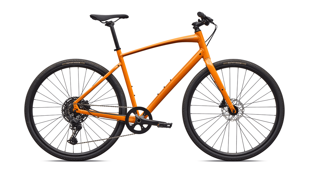 Hybrid bicycle Specialized Sirrus X 3.0 Orange Zest/Desert Metallic (2026)