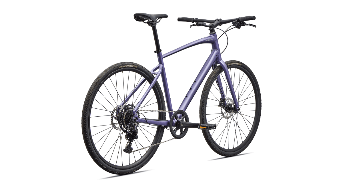 Hybrid bicycle Specialized Sirrus X 2.0 Satin Mauve Metallic/Dolomite Metallic Frost Reflective (2026)