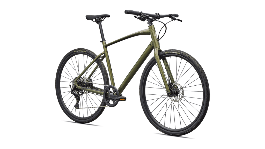 Hybrid bicycle Specialized Sirrus X 2.0 Gloss Laurel Green Metallic/Sandstone Metallic Frost Reflective (2026)