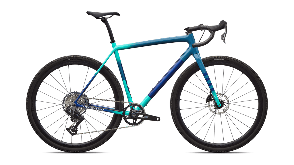 Gravel bicycle Specialized Crux Expert SRAM Rival XPLR Grey Blue/Lagoon Blue/Dune White/Majesty Blue (2026)