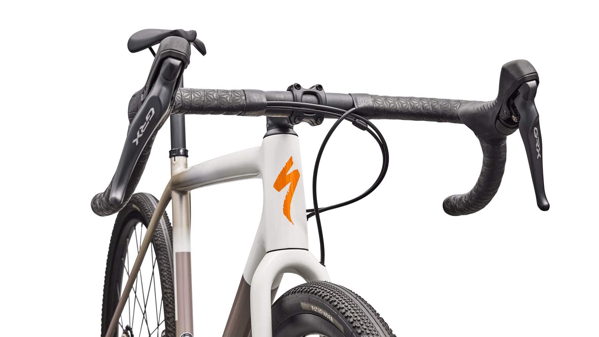 Gravel bicycle Specialized Crux Comp Shimano GRX Dune White/Sandstone Metallic/Desert Metallic/Orange Zest (2026)