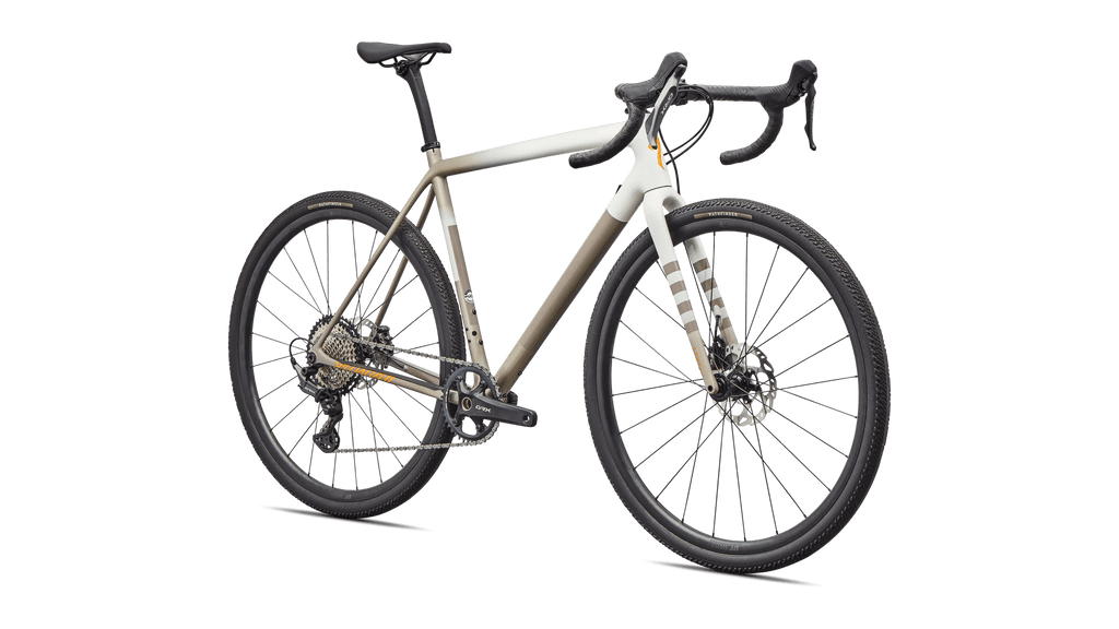Gravel bicycle Specialized Crux Comp Shimano GRX Dune White/Sandstone Metallic/Desert Metallic/Orange Zest (2026)
