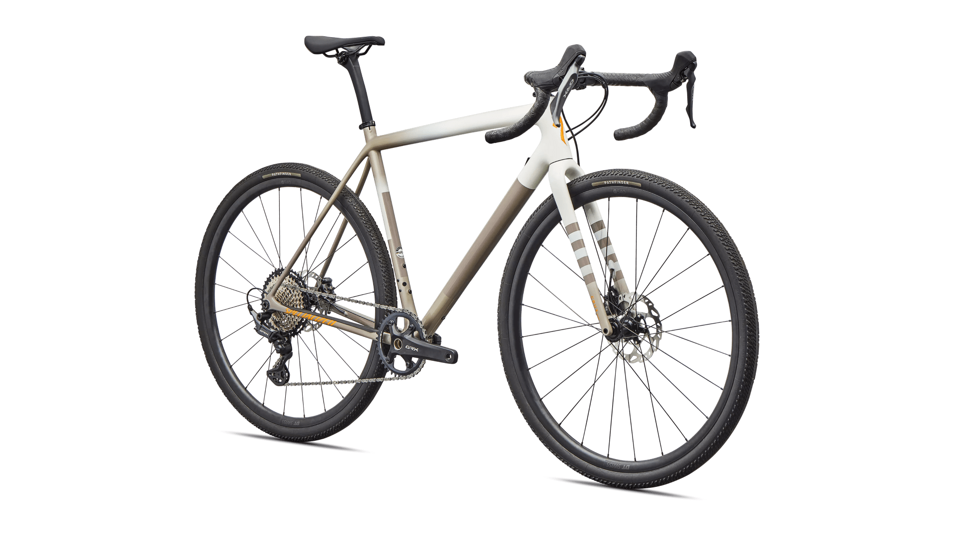 Gravel bicycle Specialized Crux Comp Shimano GRX Dune White/Sandstone Metallic/Desert Metallic/Orange Zest (2026)
