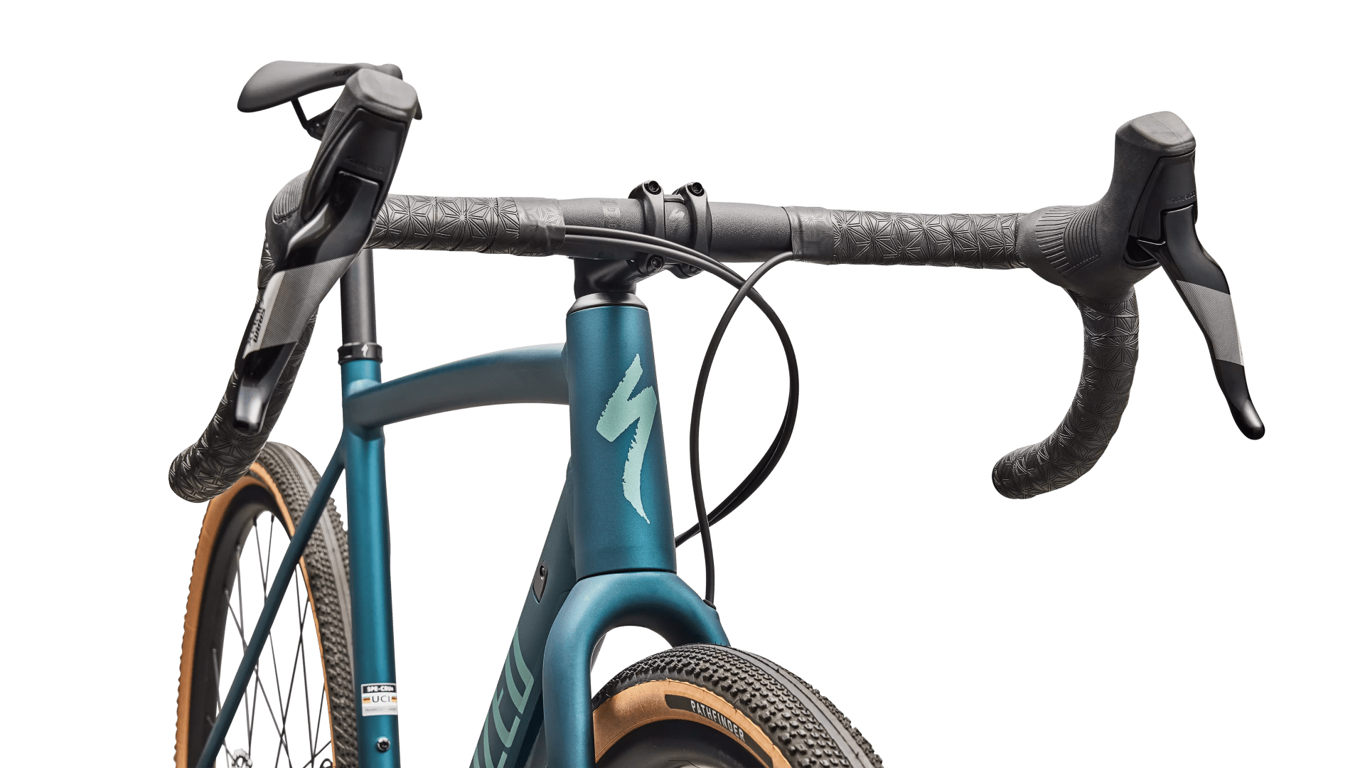 Gravel bike Specialized Crux DSW Comp SRAM Apex XPLR Emerald Metallic/Fjord Metallic (2026)