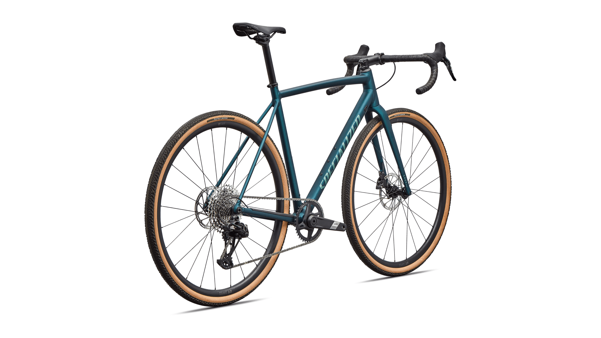 Gravel bike Specialized Crux DSW Comp SRAM Apex XPLR Emerald Metallic/Fjord Metallic (2026)