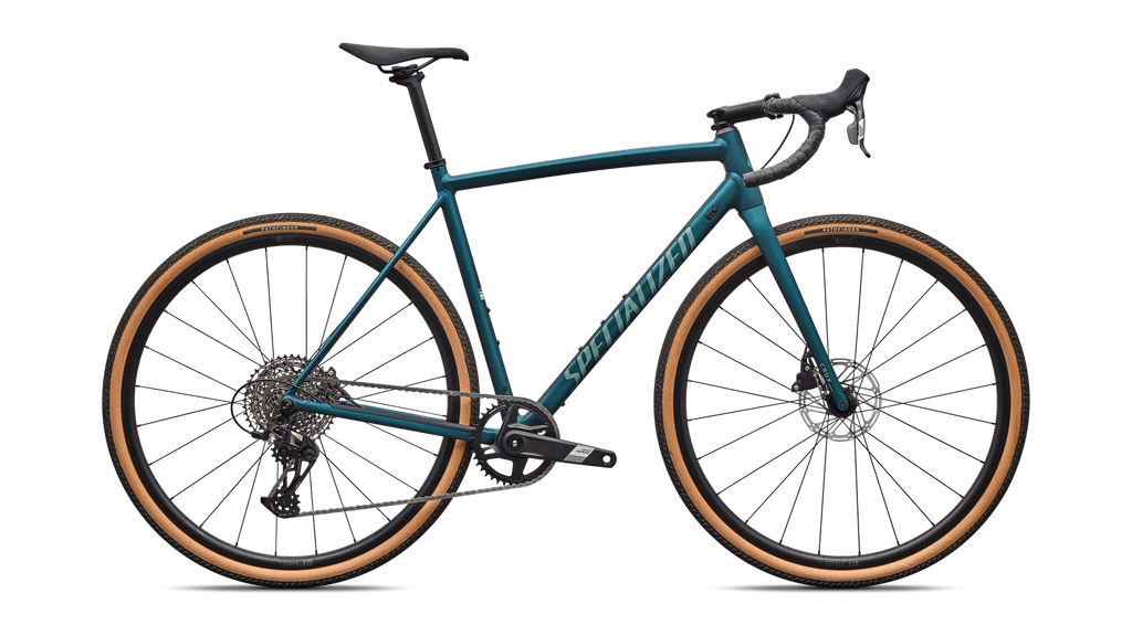 Gravel bike Specialized Crux DSW Comp SRAM Apex XPLR Emerald Metallic/Fjord Metallic (2026)