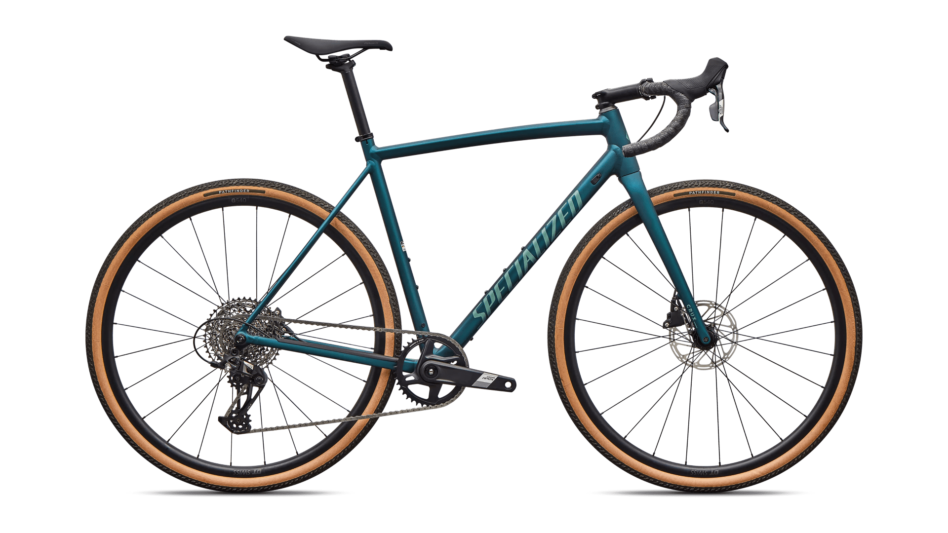 Gravel bike Specialized Crux DSW Comp SRAM Apex XPLR Emerald Metallic/Fjord Metallic (2026)